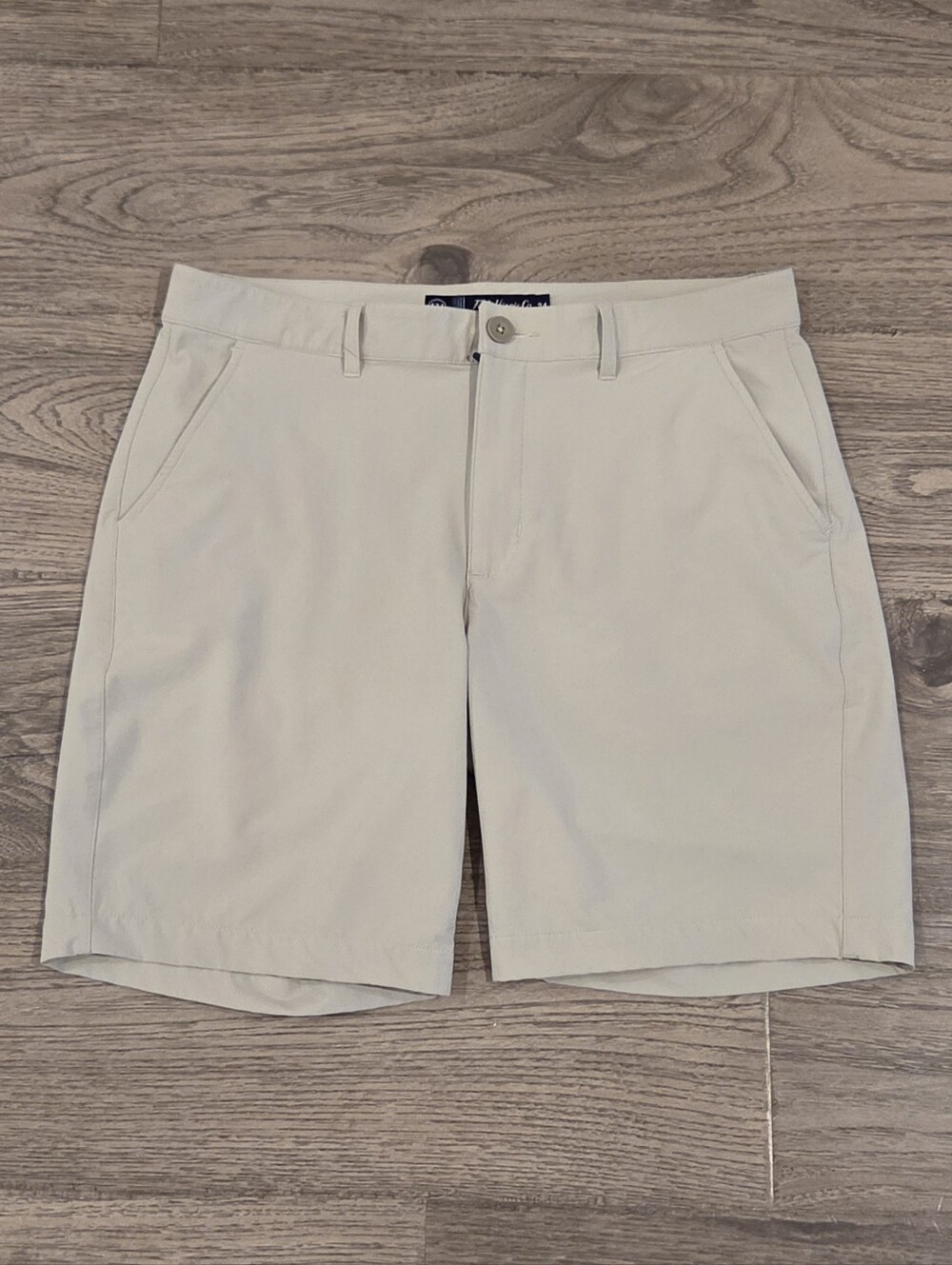 Fish Hippie Performance Drift Shorts - Khaki Cream - Size 34x8
